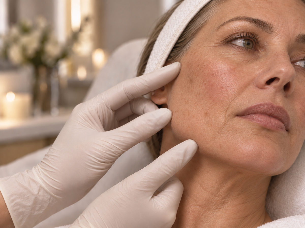 Menopausal skin concern assessment at Face for Soul in Burford