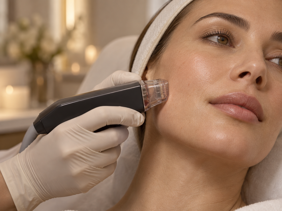 Morpheus8 radiofrequency microneedling treatment at Face for Soul in Burford