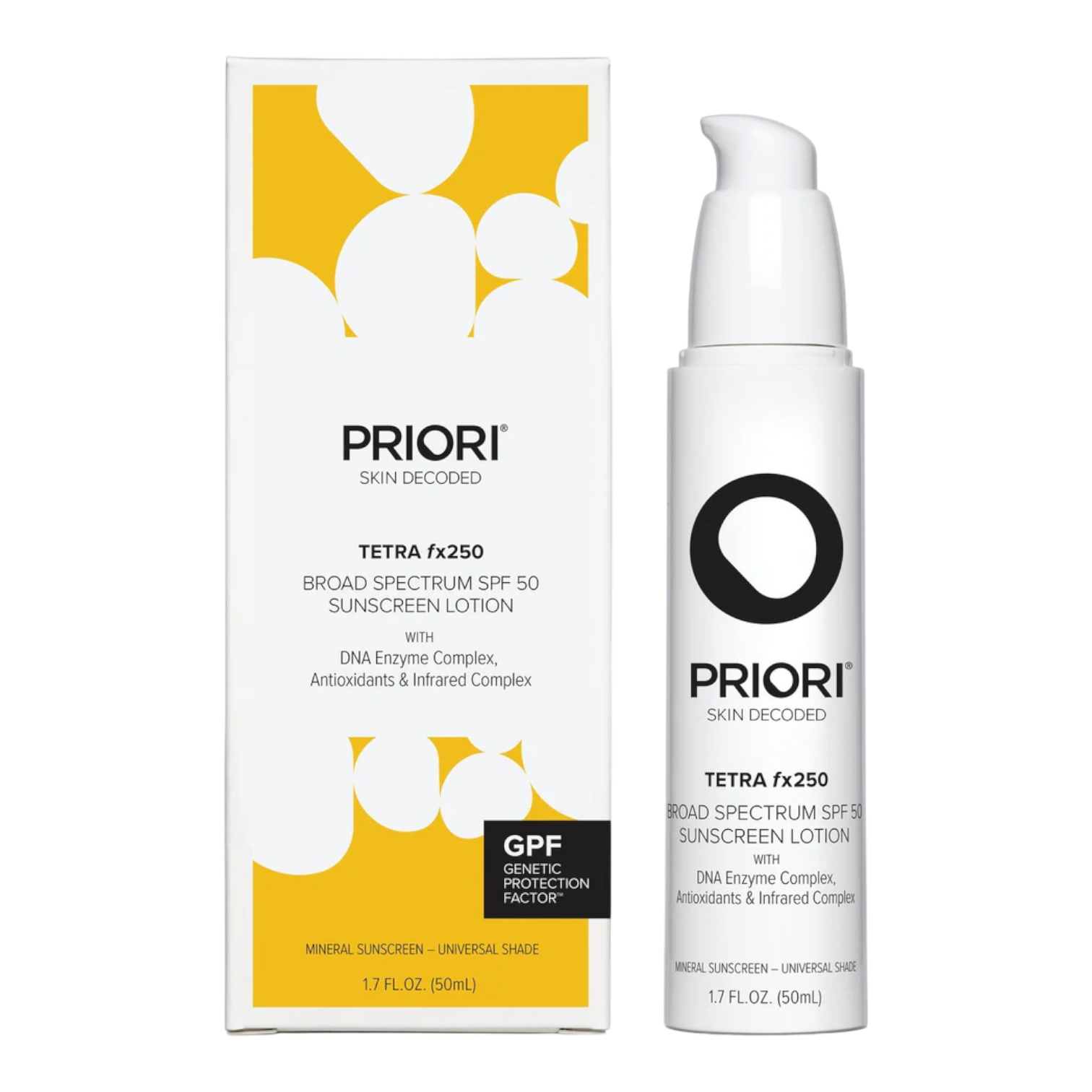 PRIORI® Tetra fx251 Broad Spectrum SPF 50