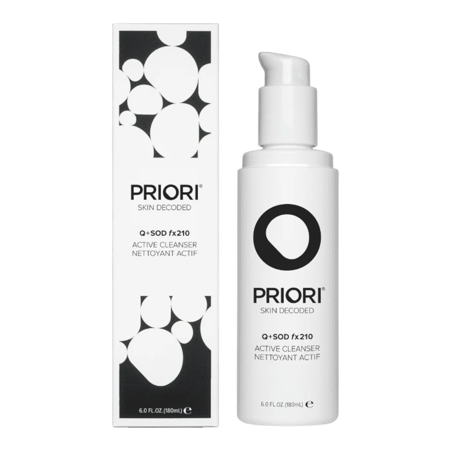 PRIORI® Q+SOD fx210 Active Cleanser