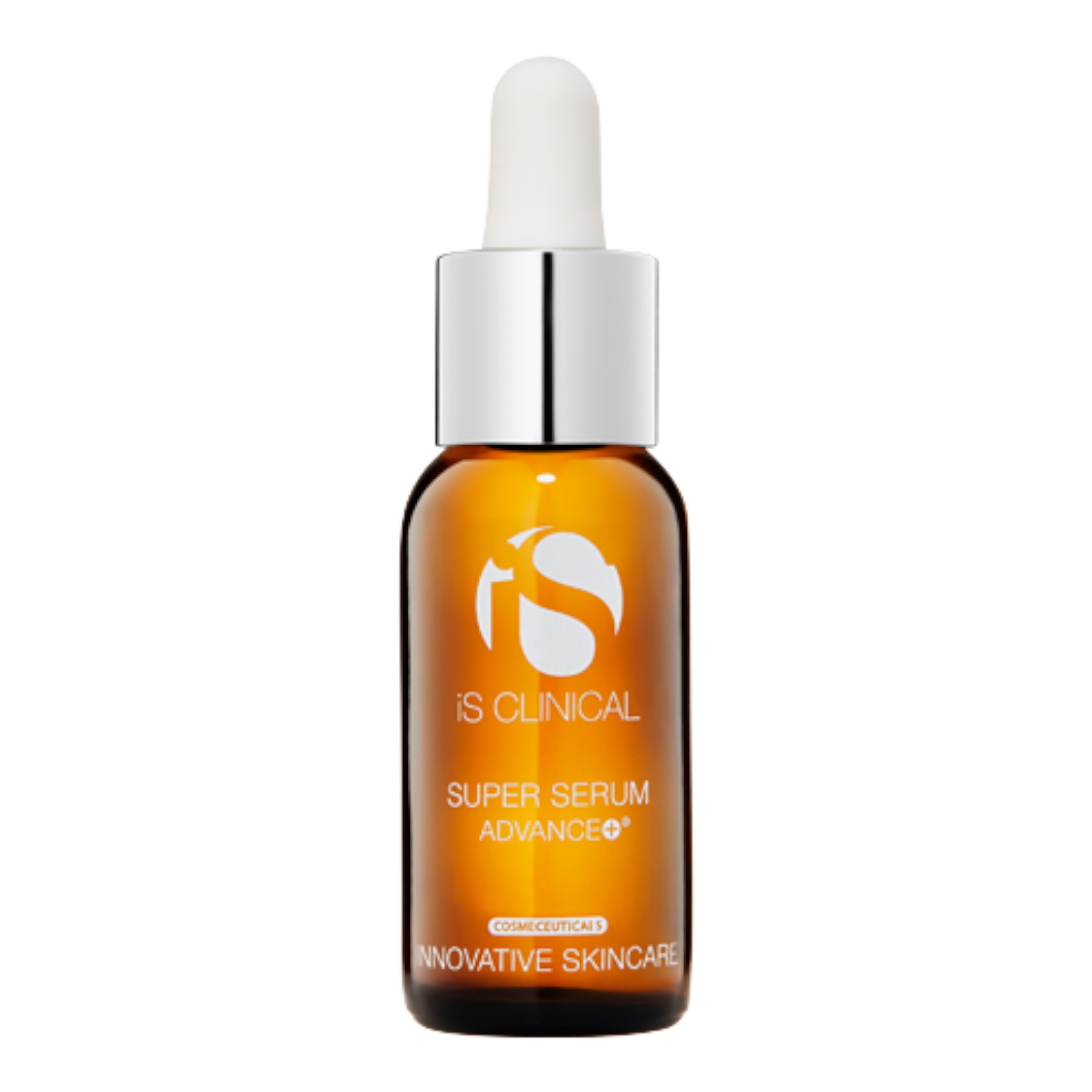 IS Clinical Super Serum Advance bottle on a white background